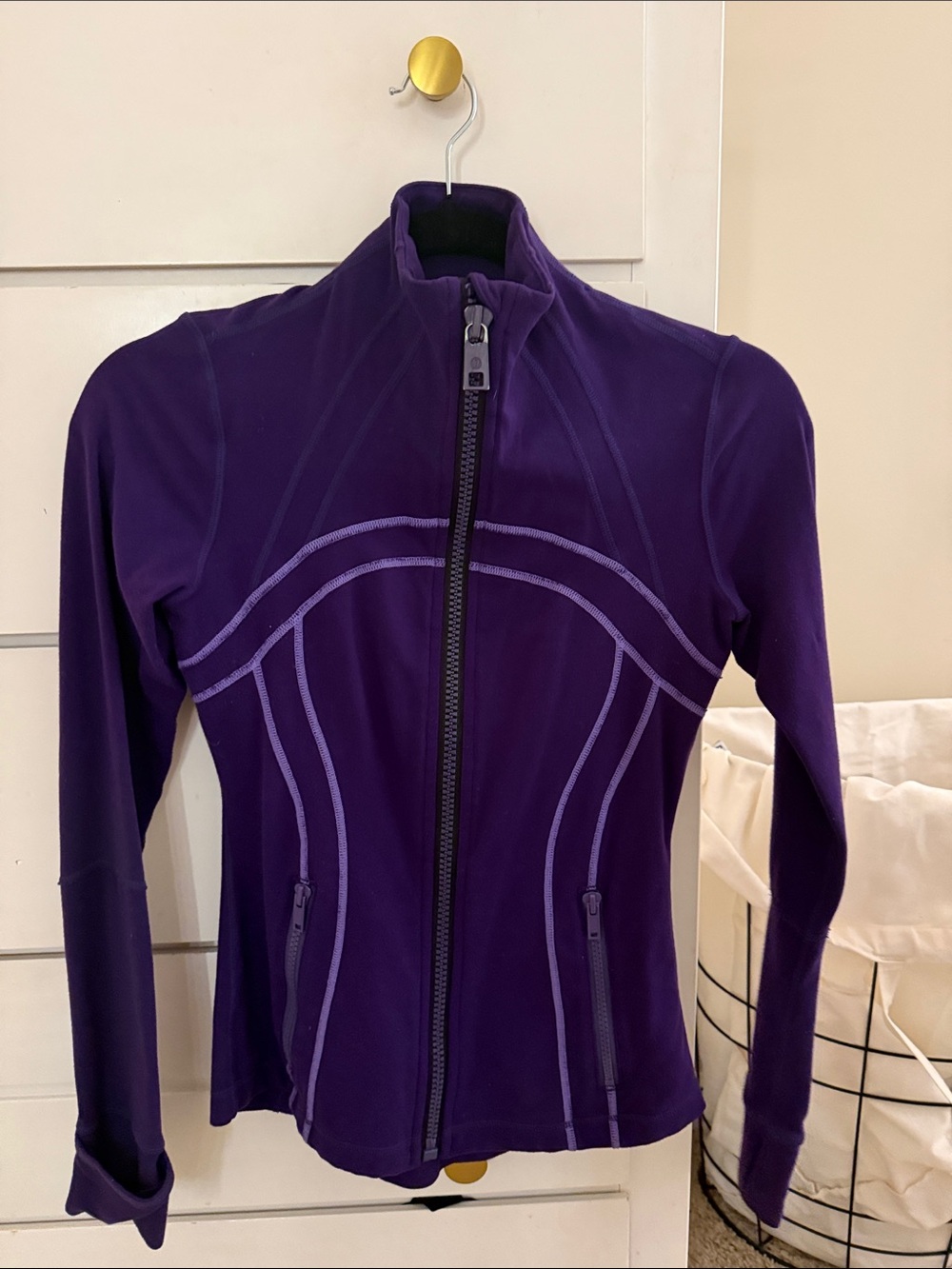 lululemon athletica Deep Purple Full-Zip Athletic Jacket